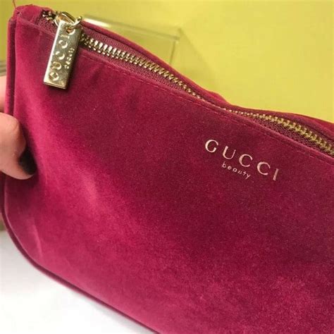 gucci baby bag pink|gucci makeup bag pink velvet.